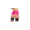 Shorty rose résille ouvert porte-jarretelles 